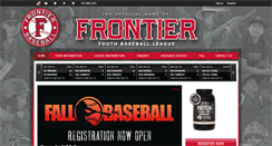 Desktop Screenshot of frontierbaseball.org