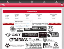 Tablet Screenshot of frontierbaseball.org